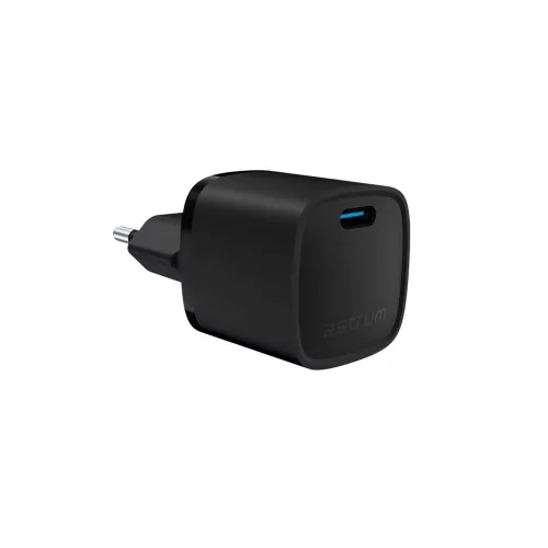 Hálozati adapter - 20W - USB-C - fekete - Astrum WATZ20P