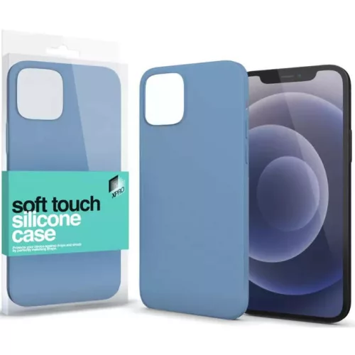 XPRO Soft Touch szilikon tok világoskék Apple iPhone15 Pro Max