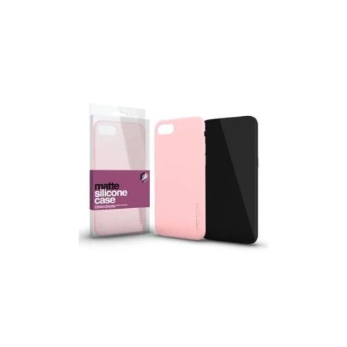 XPRO Szilikon matte tok ultravékony Púder pink Apple iPhone16 Pro