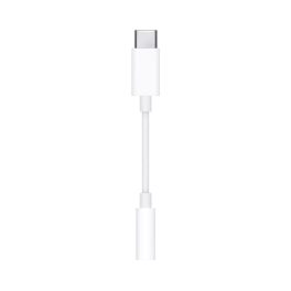   Apple - Audio Adapter (MU7E2ZM/A) - Type-C to Jack 3.5mm - White (Blister)