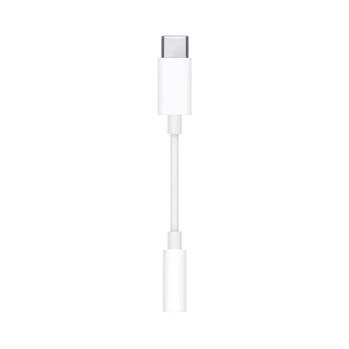 Apple - Audio Adapter (MU7E2ZM/A) - Type-C to Jack 3.5mm - White (Blister)