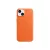 iPhone14 - Hátlap tok - apple gyári bőr - narancs magsafe