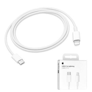 Adatkábel, Apple USB-C  Lightning Blister 1M (fehér)