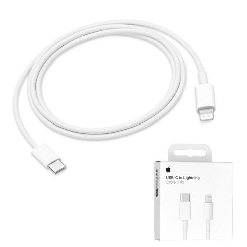 Adatkábel, Apple USB-C  Lightning Blister 1M (fehér)