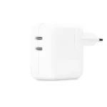 Hálózati adapter - 35W - 2x USB-C - fehér - Apple MW2G3ZMA