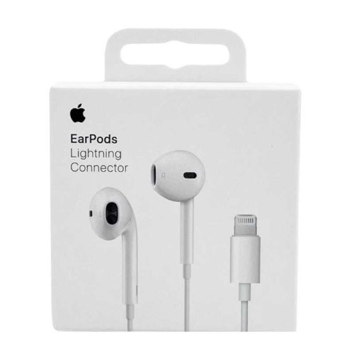 Apple - A1748 (MWTY3ZM/A) - EarPods Lightning csatlakozóval, In-Ear, 1.2m - Fehér (dobozos)