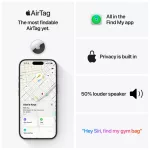 Nyomkövető - 1db - Apple AirTag 2. 