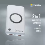 Powerbank - 20000 mAh - fehér - Varta 57909