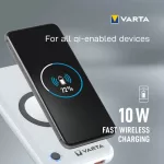 Powerbank - 20000 mAh - fehér - Varta 57909