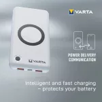 Powerbank - 20000 mAh - fehér - Varta 57909