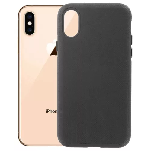 iPhoneX / XS - Hátlap tok - fekete - Prio