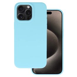 iPhone16 Pro - Hátlap tok - világoskék - Silicone Lite