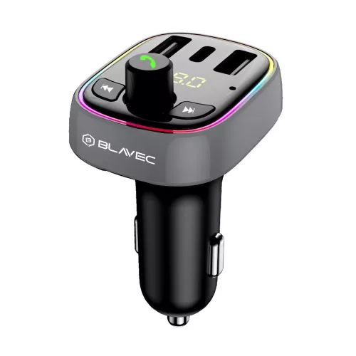 FM Transmitter - 2xUSB-A 1xUSB-C - Blavec TR-03