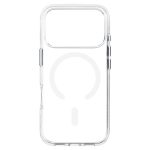 iPhone17 Pro - Hátlap tok MagSafe - átlátszó / fehér - Liavec Pure 