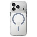 iPhone17 Pro Max - Hátlap tok MagSafe - átlátszó / szürke- Liavec Pure 