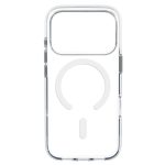 iPhone17 Pro Max - Hátlap tok MagSafe - átlátszó / narancs- Liavec Pure 