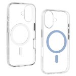 iPhone17 - Hátlap tok MagSafe - átlátszó /v. kék - Liavec Pure 