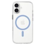 iPhone17 - Hátlap tok MagSafe - átlátszó /v. kék - Liavec Pure 