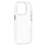 iPhone13/14  - Hátlap tok MagSafe - átlátszó / fehér - Liavec Glossy