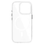 iPhone13/14  - Hátlap tok MagSafe - átlátszó / fehér - Liavec Glossy