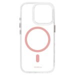 iPhone14 Pro - Hátlap tok MagSafe - átlátszó / pink - Liavec Glossy