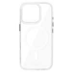iPhone15  - Hátlap tok MagSafe - átlátszó / fehér - Liavec Glossy