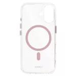 iPhone16 - Hátlap tok MagSafe - átlátszó / pink - Liavec Glossy