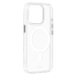 iPhone16 Pro  - Hátlap tok MagSafe - átlátszó / fehér - Liavec Glossy
