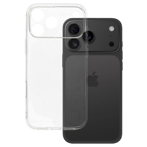 iPhone17 Pro Max - Hátlap tok - átlátszó - Slim - 2 mm