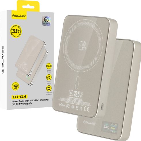 Powerbank, Blavec BJ-04 22.5W Magsafe 10000 mAh (titán)