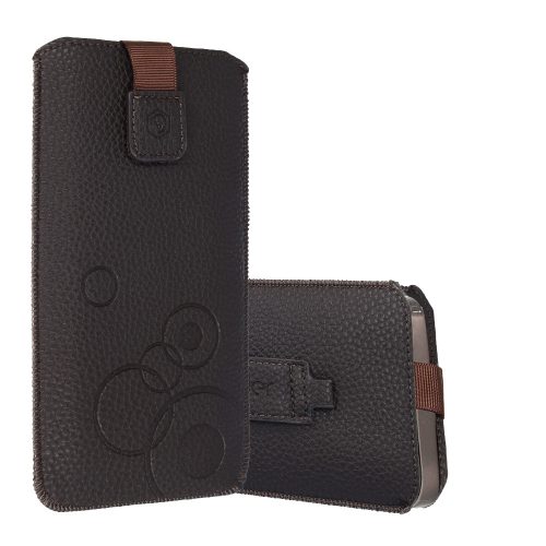 Univerzális tok - kihúzós - barna - Wonder