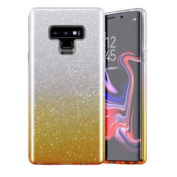   SAMSUNG S22 Ultra - SHINING Csillámos tok - GOLD/SILVER (arany-ezüst)