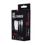 Hálózati töltő - 10,5W - USB-A + Lightning - fehér - Maxlife MXTC-01