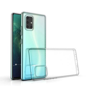 Samsung A71 - Szilikon tok  2mm (átlátszó)