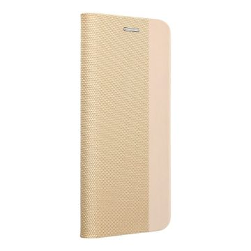 SENSITIVE Notesz tok - SAMSUNG A51 gold (arany)