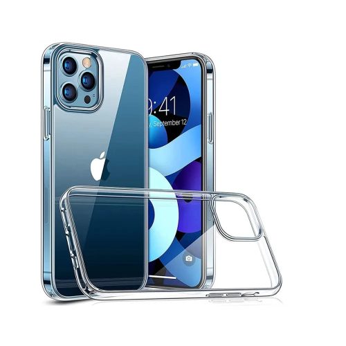 iPhone13 Pro Max - Hátlap tok - átlátszó - 0,3 mm