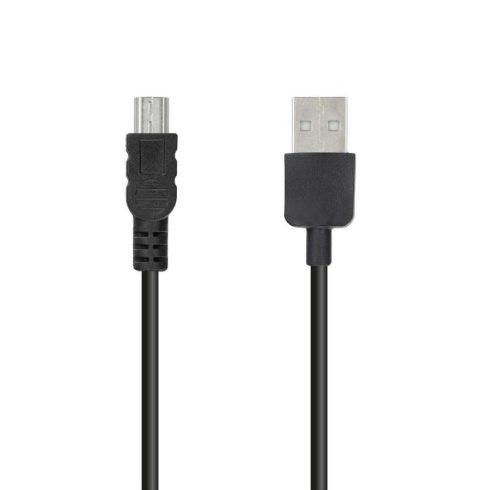 Adatkábel, Mini USB Fekete 2M (ugy)