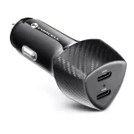 Autós adapter - Dual - usb-c - usb-c - Forcell CC50-2C