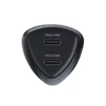 Autós adapter - Dual - usb-c - usb-c - Forcell CC50-2C