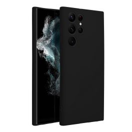 Samsung S22 Ultra - Hátlap tok - fekete - szilikon