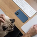 iPhone13 - Hátlap tok MagSafe - kék - Mag Cover Szilikon