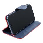 Fancy Book case for IPHONE 14 red / navy