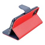 FANCY Book case for IPHONE 14 Pro red / navy