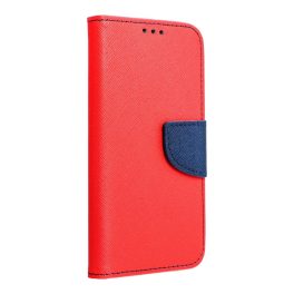 Fancy Book case for IPHONE 14 PRO MAX red / navy