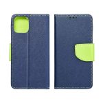 Fancy Apple iPhone 14 Pro Max flip tok, kék-lime