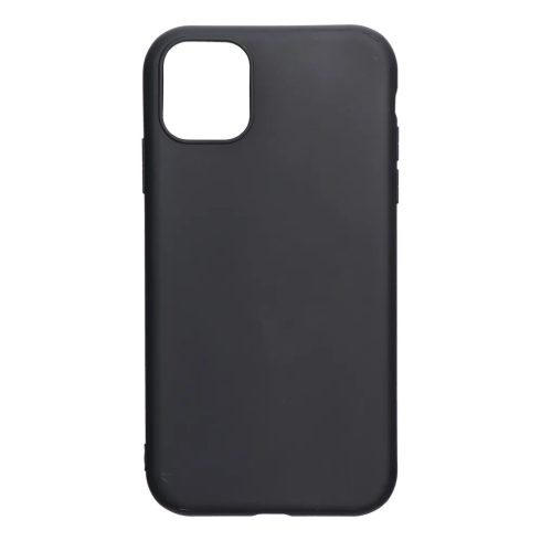 iPhone 11 - Matt Szilikon tok (fekete)