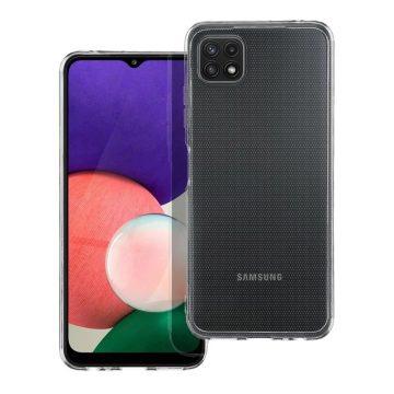 Samsung A22 5G - Szilikon tok  2mm (átlátszó)