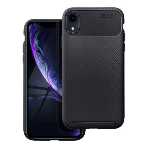 iPhoneXR - Hátlap tok - fekete - Carbon Premium
