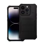 iPhone14 Pro - Hátlap tok - fekete - kam. v. - Heavy Duty