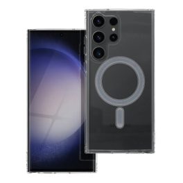   SAMSUNG S23 Ultra - Hátlap tok - átlátszó - CLEAR MAG COVER